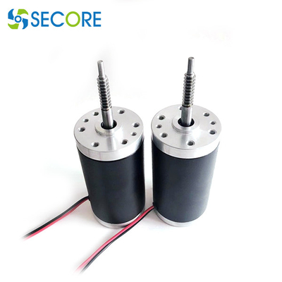 5000RPM Machinery Brush DC Motor 24V Automatic Door Motor 54mm