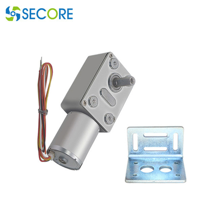 24V 8W PWM Bldc Worm Geared Motor 12mm Shaft With Speed Controller